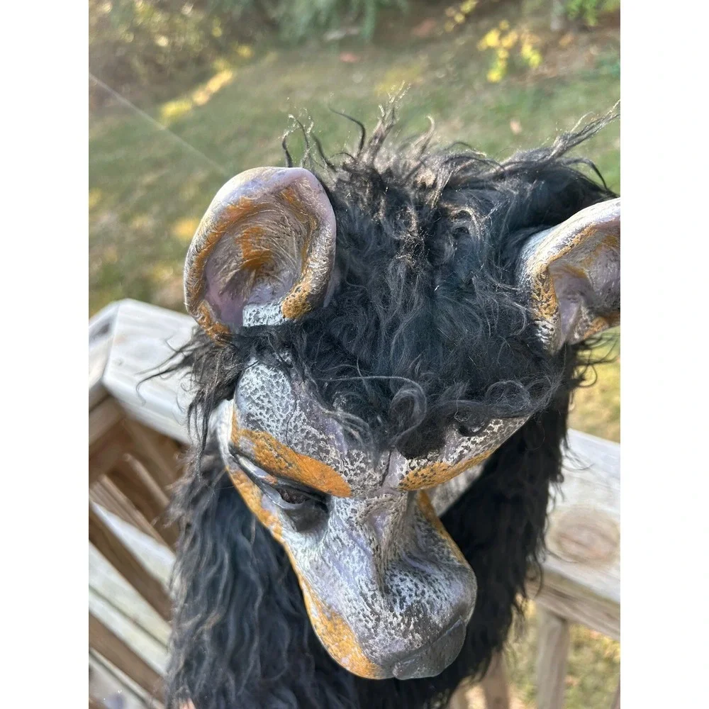 Werewolf mask halloween Black werewolf‎ mask adult size